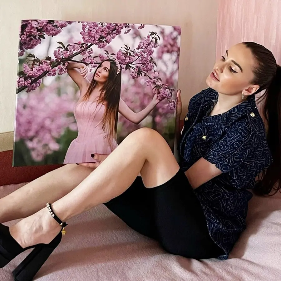 murales de pared Retrato en lienzo s34704