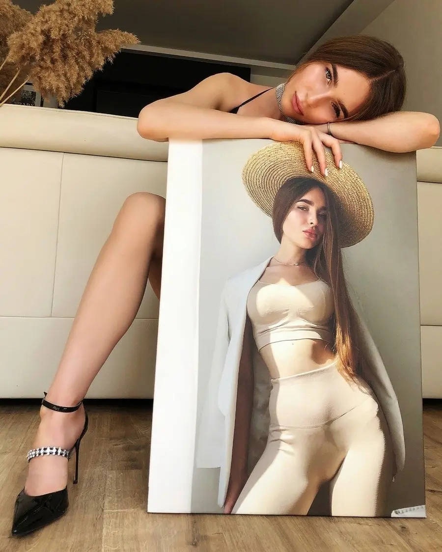 murales de pared Realización de un retrato en acuarela a partir de una fotografía s34705