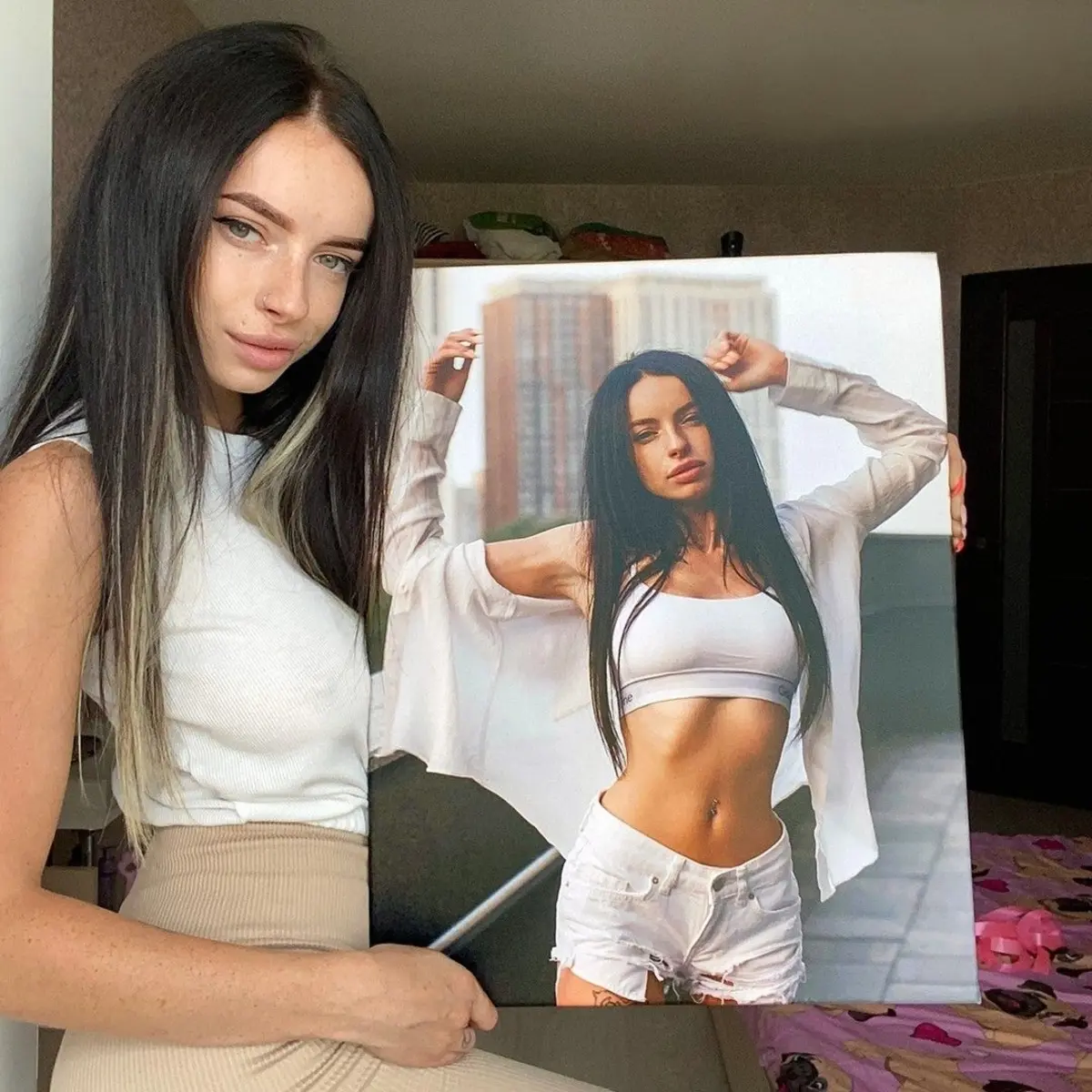 murales de pared Retrato personalizado a partir de foto s34709