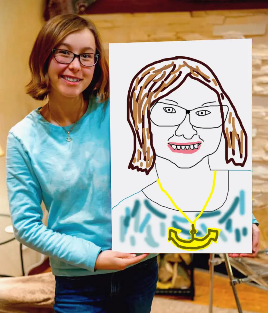 murales de pared Hacer un retrato a partir de una fotografía s34836