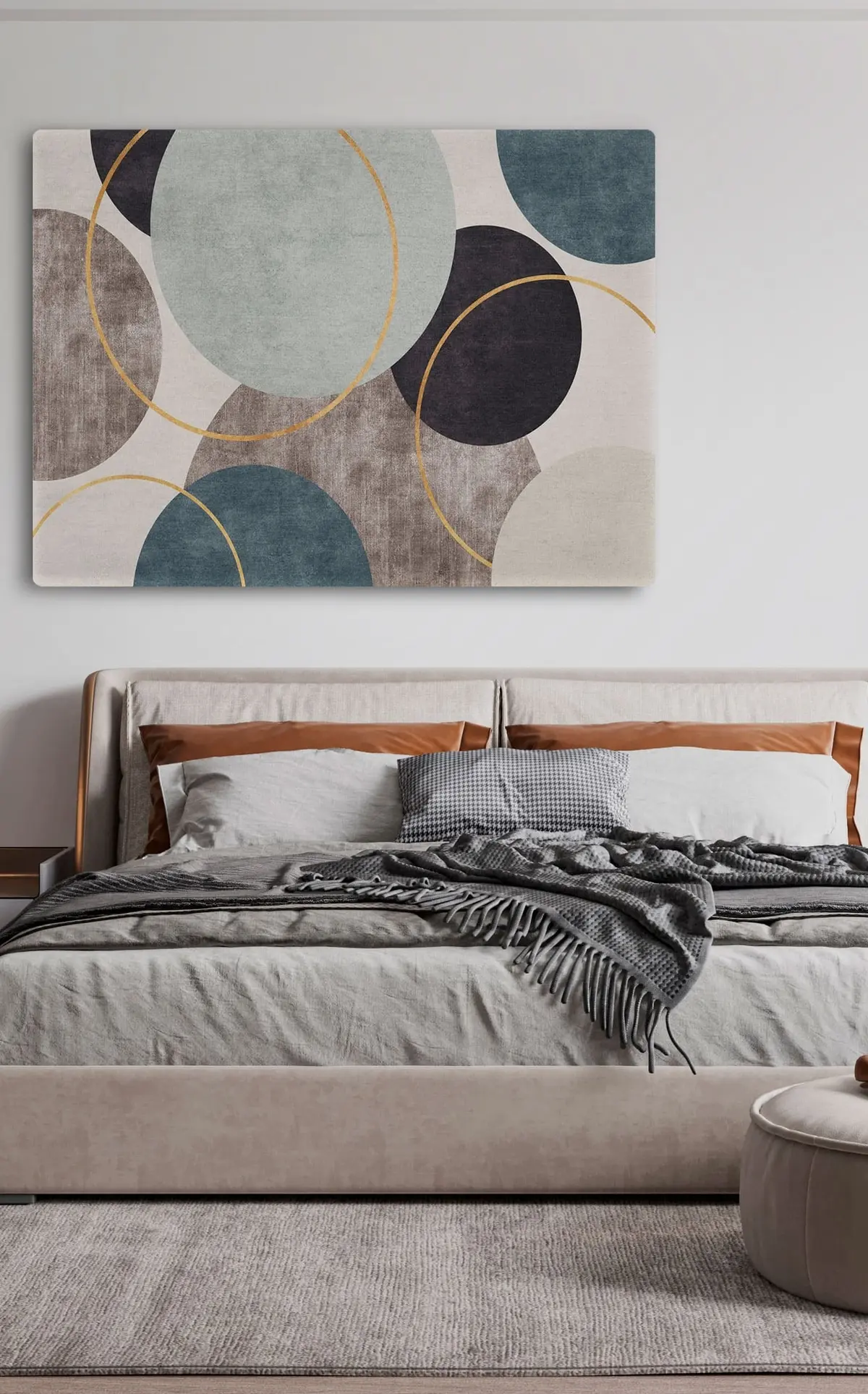 murales de pared Gris, arte y diseño s34791