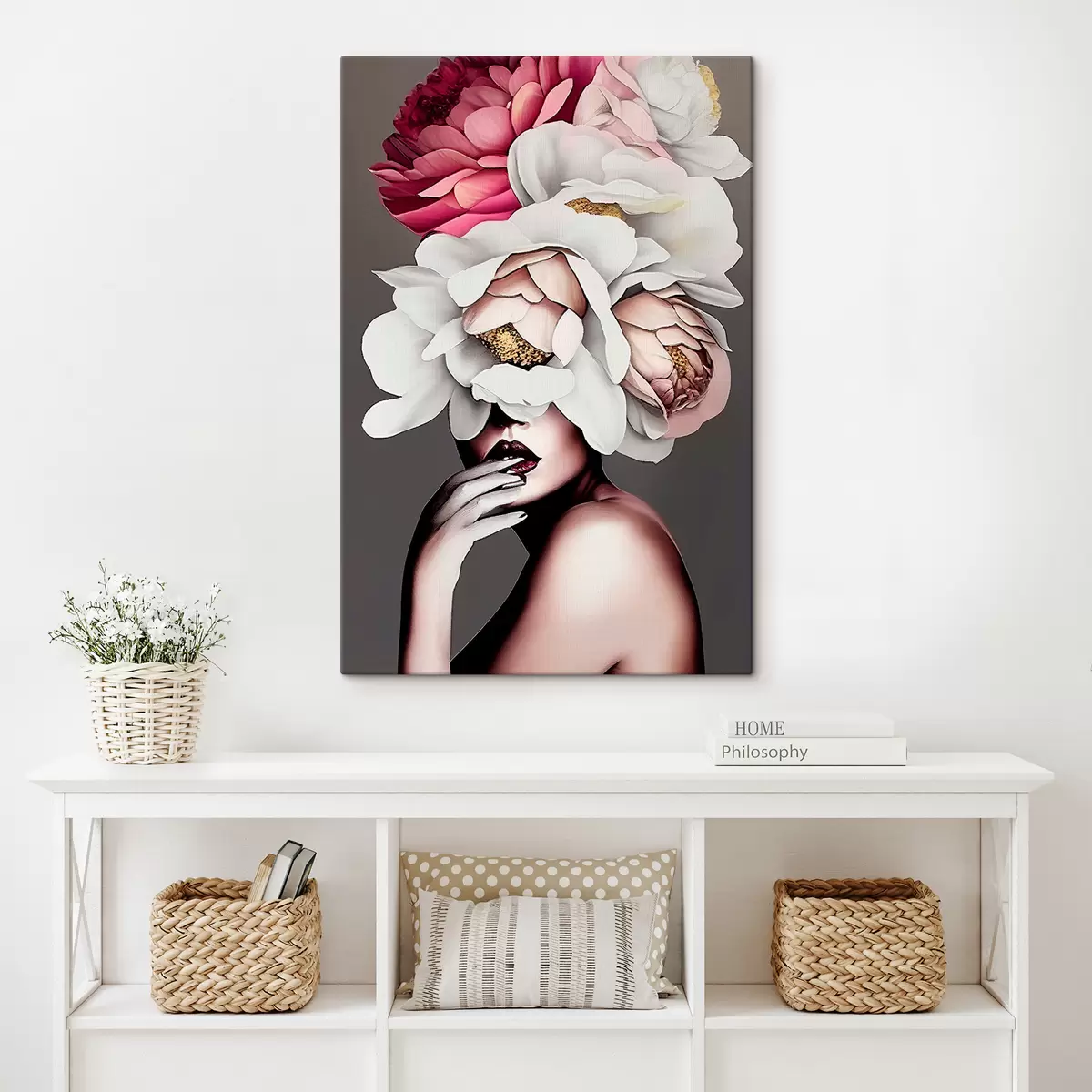 murales de pared Flor, planta y pétalo s34601