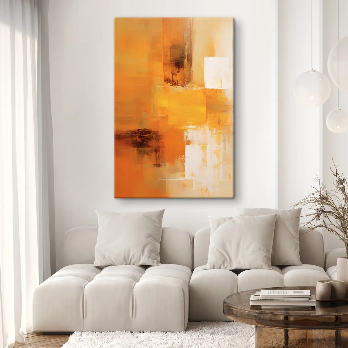 murales de pared Marrón, ámbar y pintura s35299