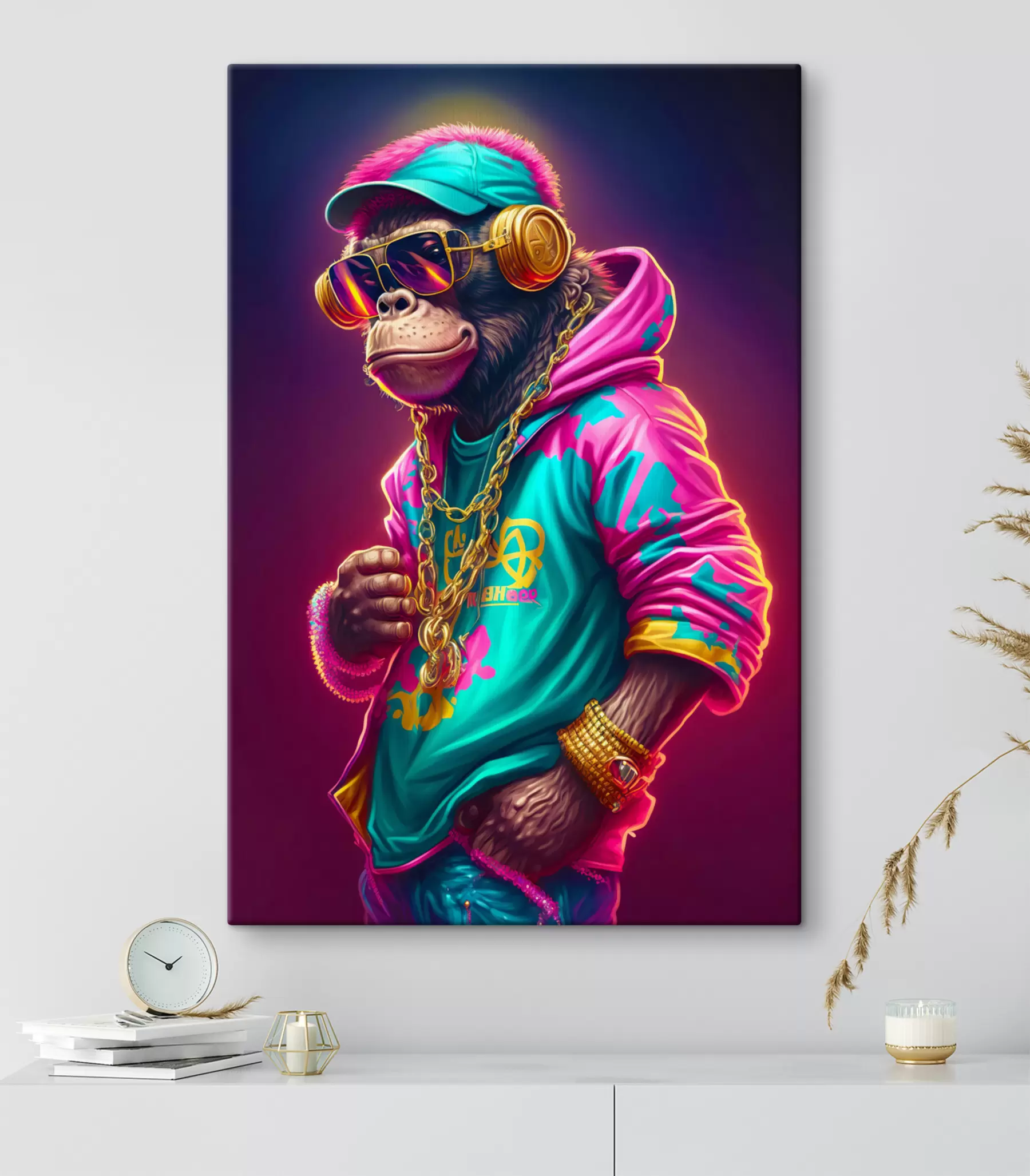 murales de pared Púrpura, cuidado de la vista y manguito s34891