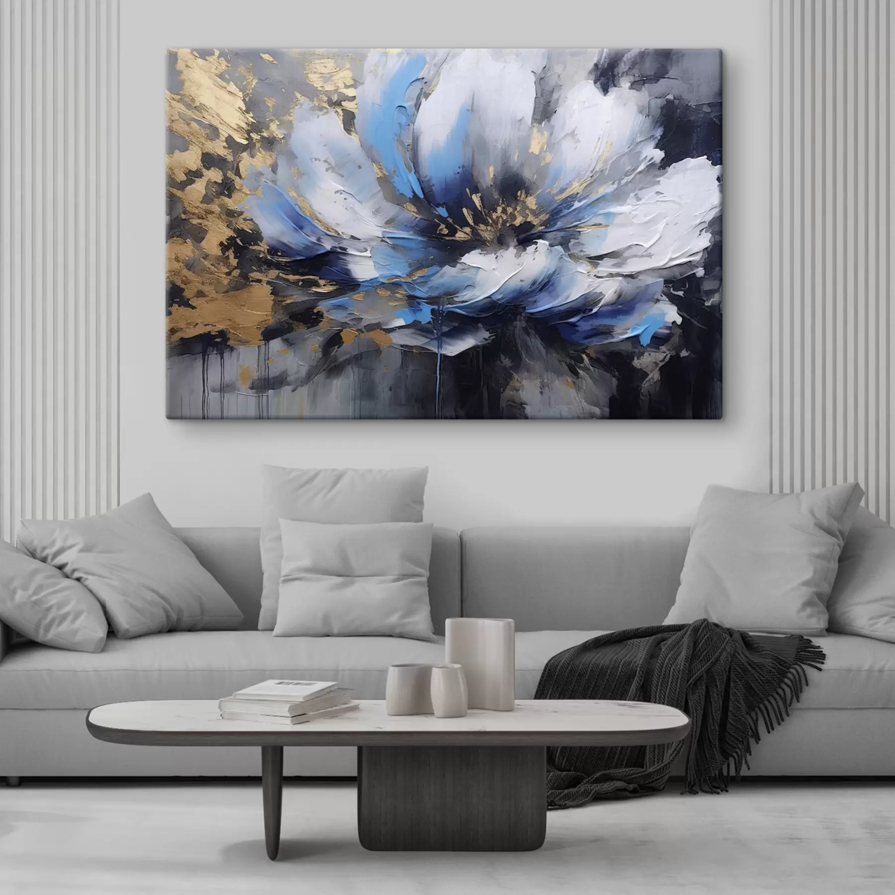 murales de pared Pintura artística, planta y pintura s35384