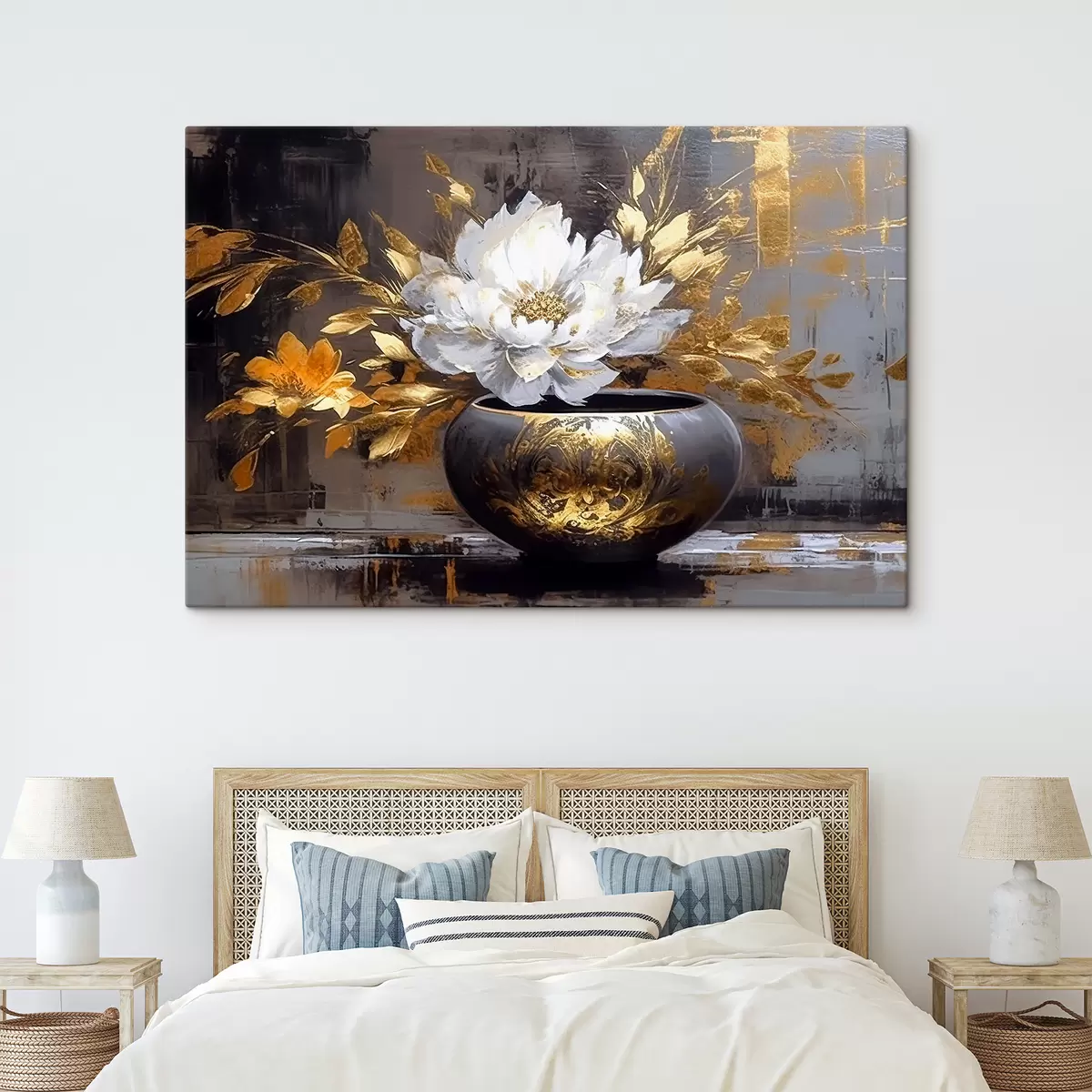 murales de pared Flor, planta y maceta s35388