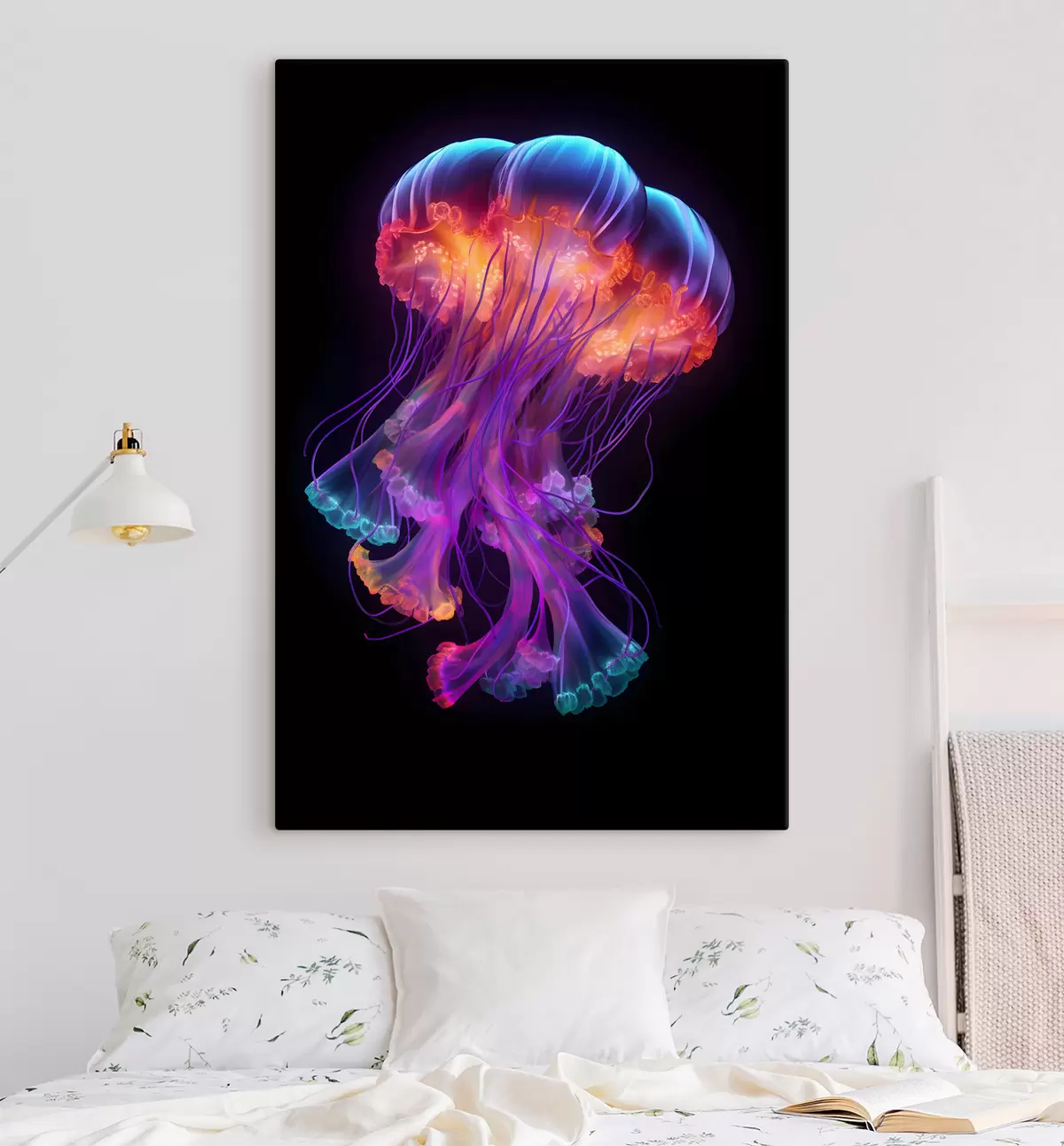 murales de pared Agua, medusas y púrpura s35363