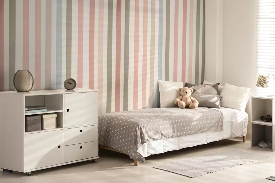 murales de pared Papel pintado a rayas u96795