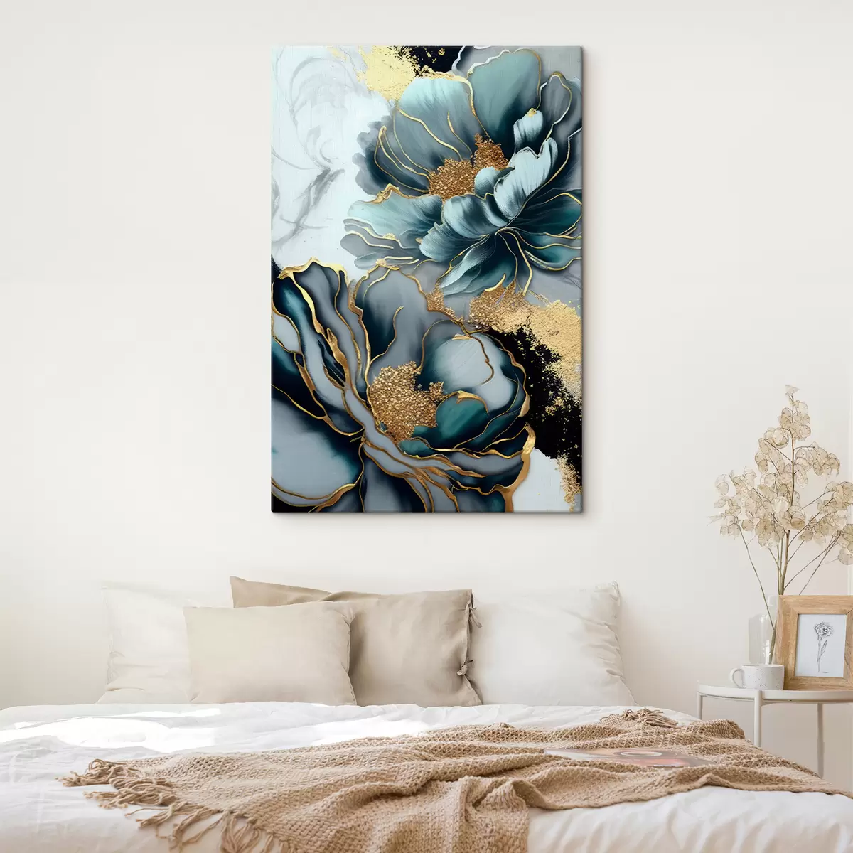 murales de pared Verde, azul y botánica s35447