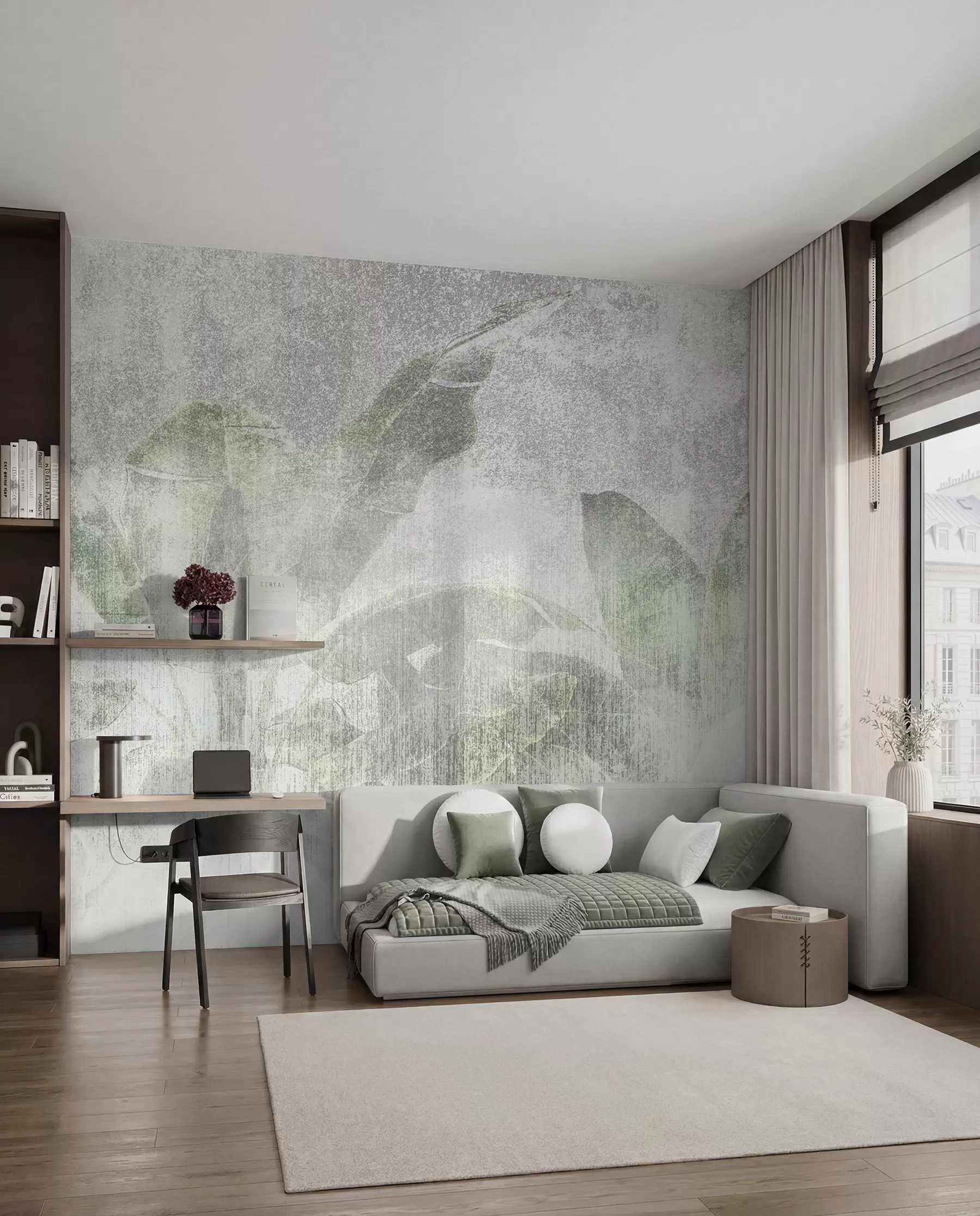 murales de pared Estilo loft de palmeras tropicales u97030