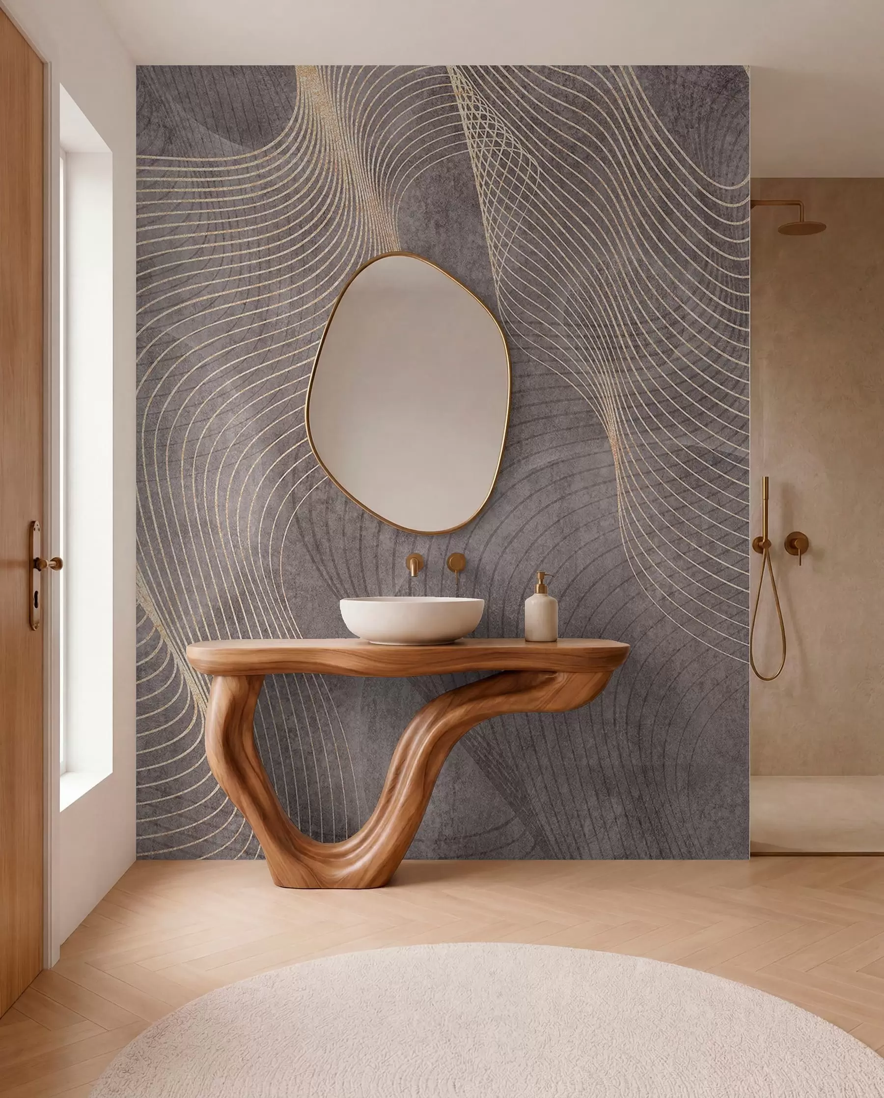 murales de pared Luz tejida u97469