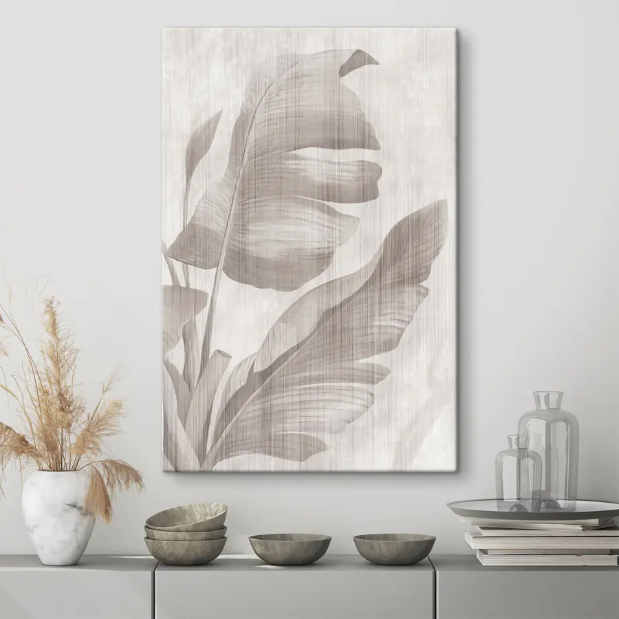 murales de pared Hojas de palmera grunge s35851