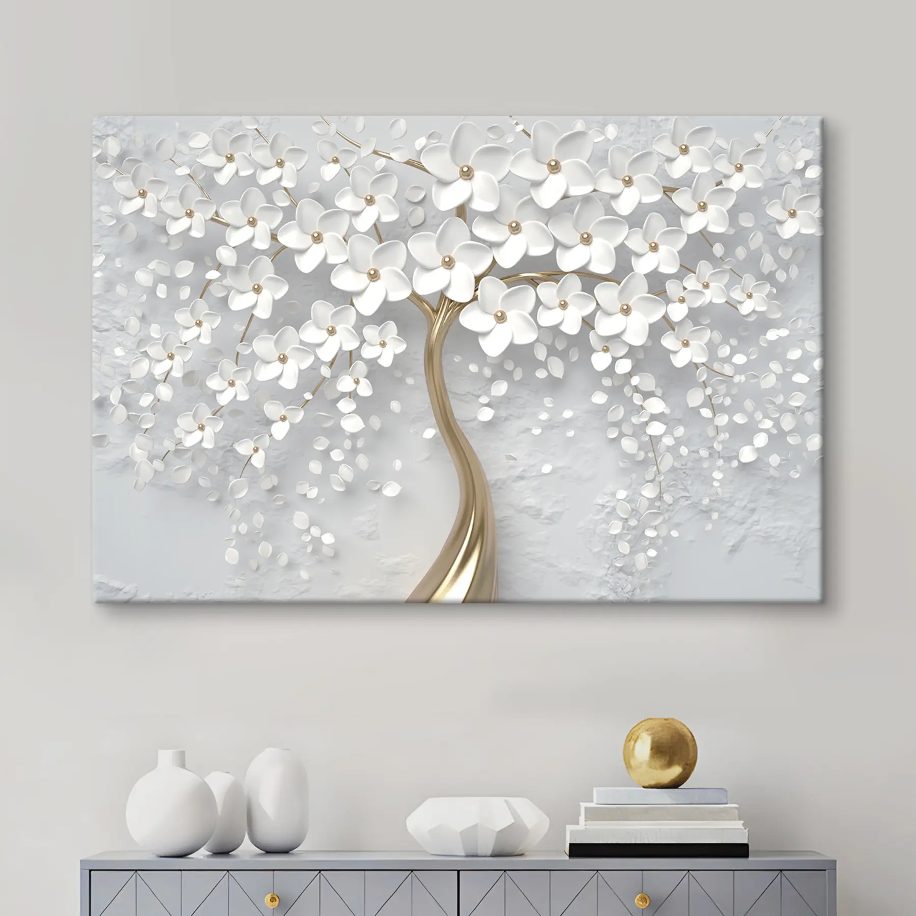 murales de pared Árbol dorado s35856