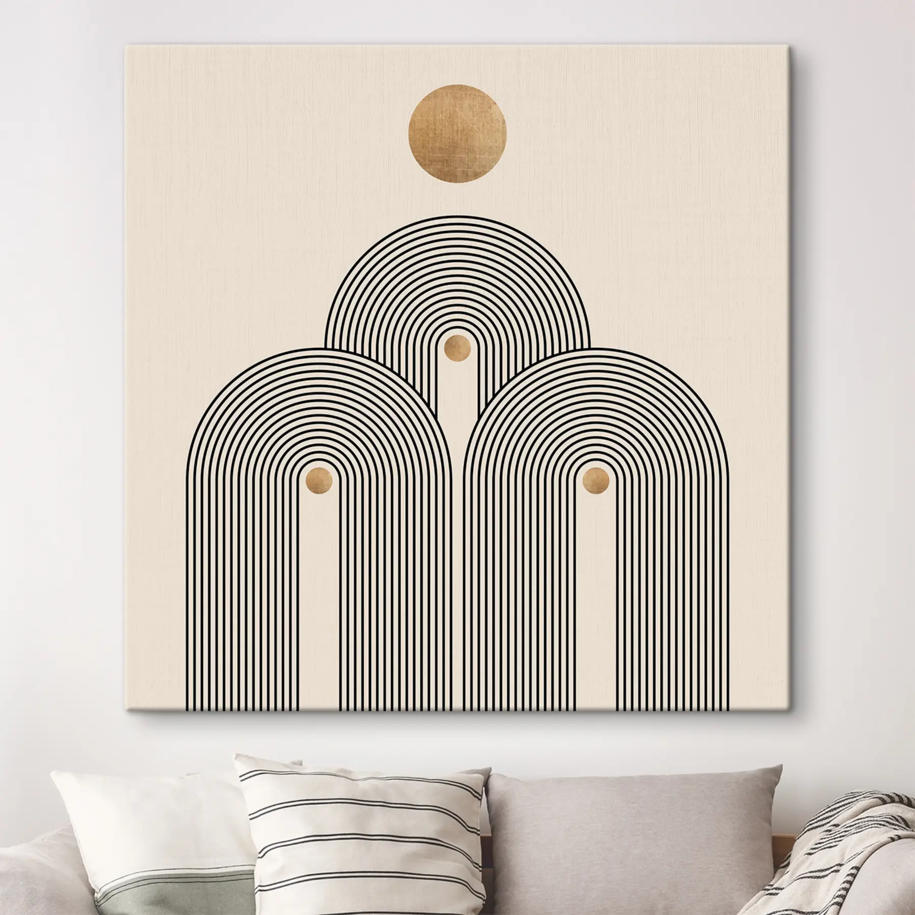 murales de pared Geometría en estilo boho s35929