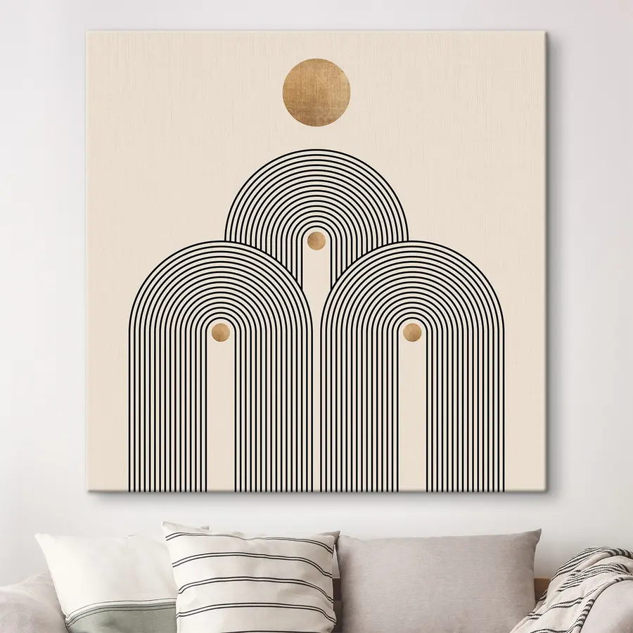 murales de pared Geometría en estilo boho s35929