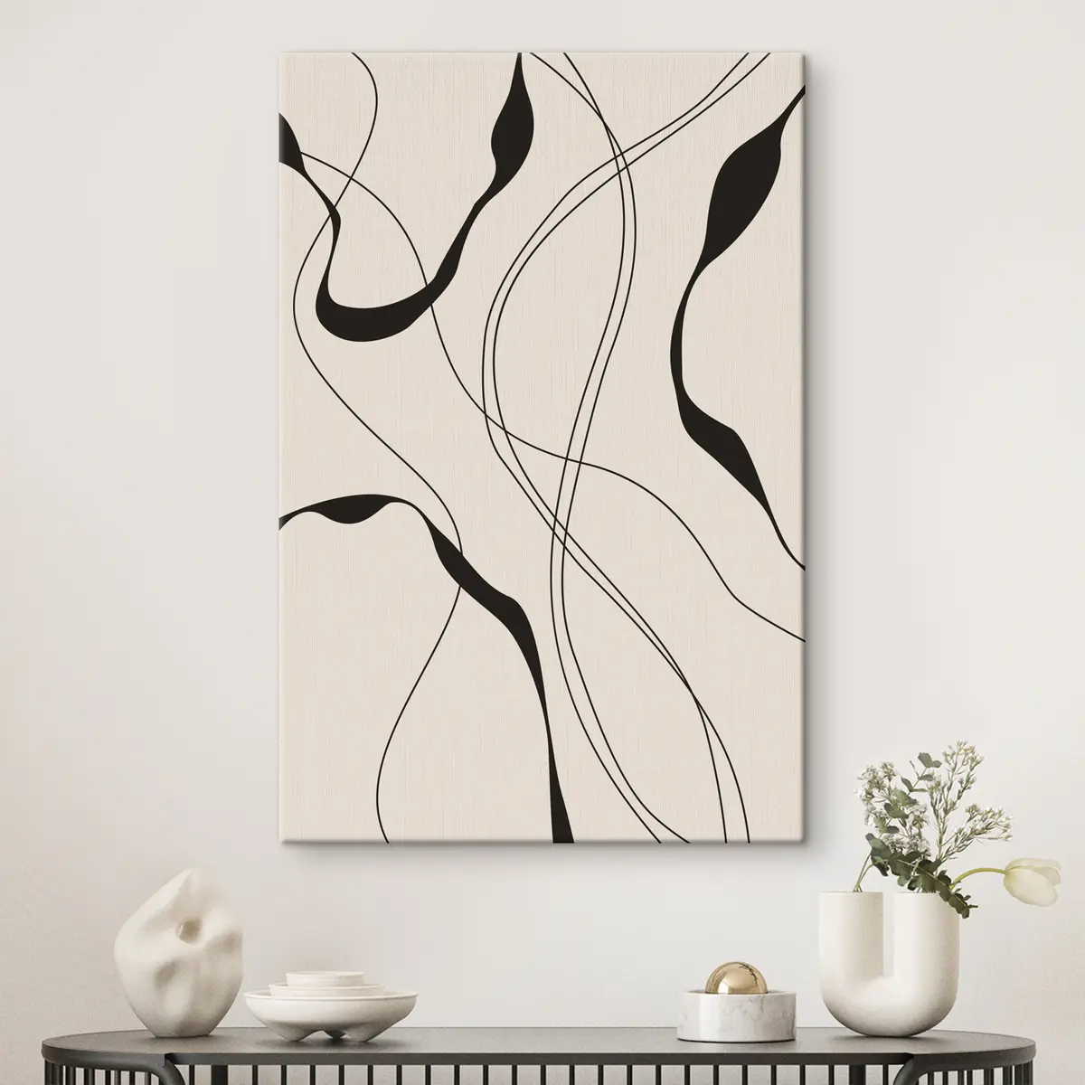 murales de pared Líneas abstractas s36043