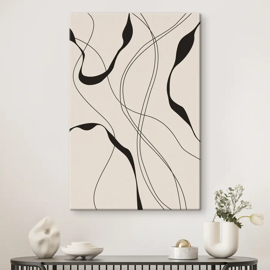 murales de pared Líneas abstractas s36043