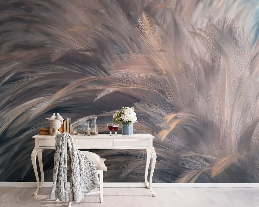 murales de pared Plumas u96992