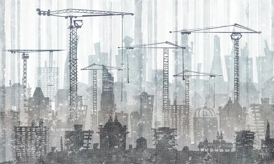 murales de pared Construcción u26287