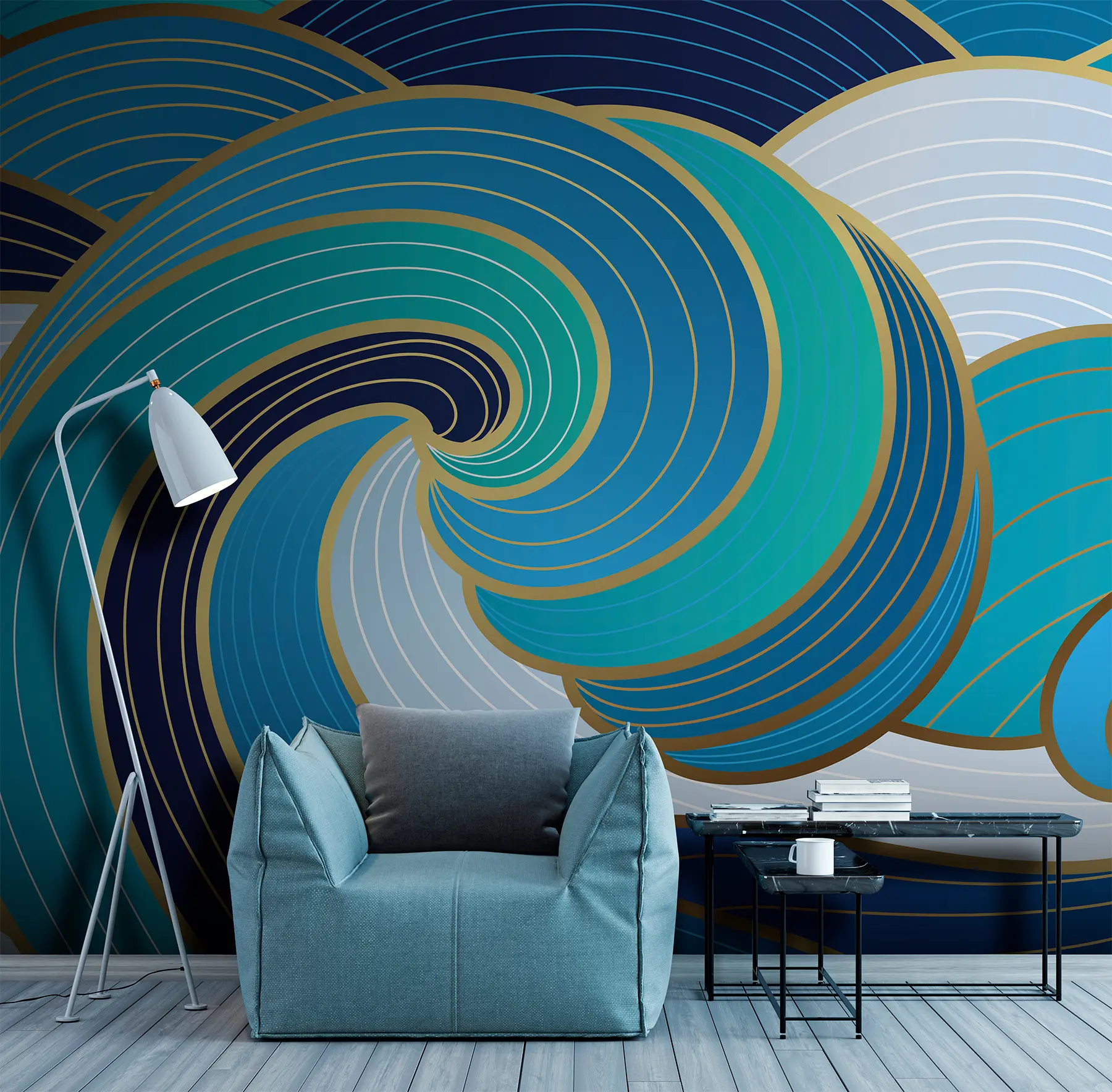 murales de pared Olas del Este u98590