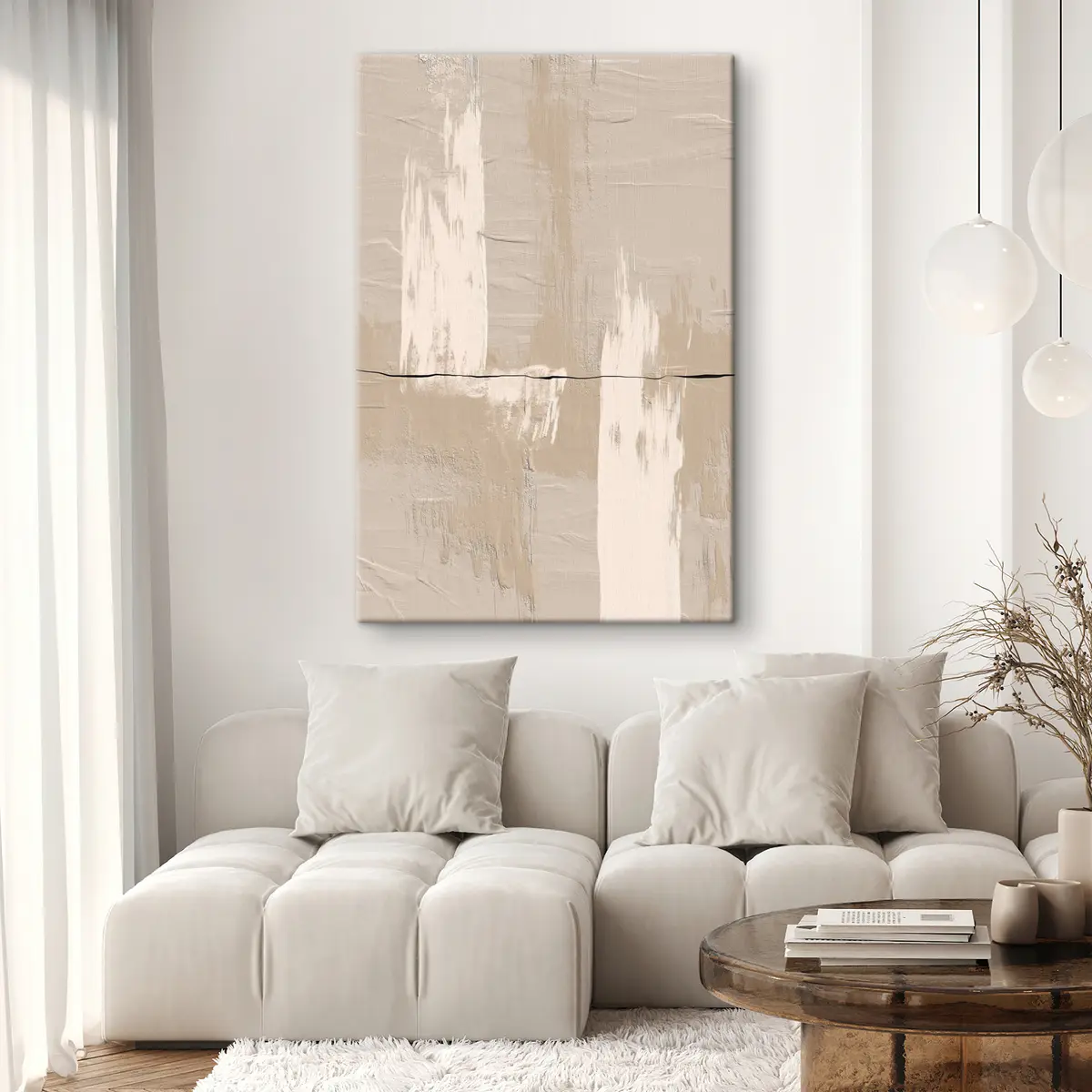 murales de pared Abstracción beige s36304