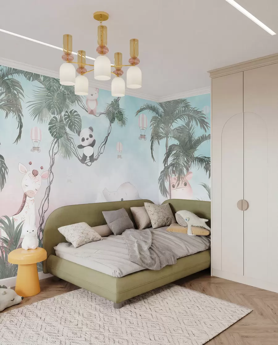 murales de pared Simpáticos animales para la habitación de los niños u98167