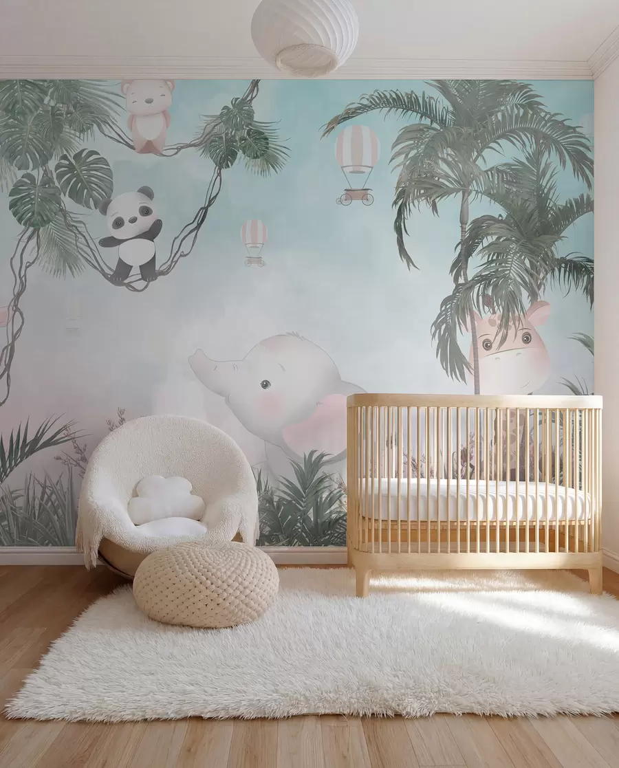 murales de pared Simpáticos animales para la habitación de los niños u98167