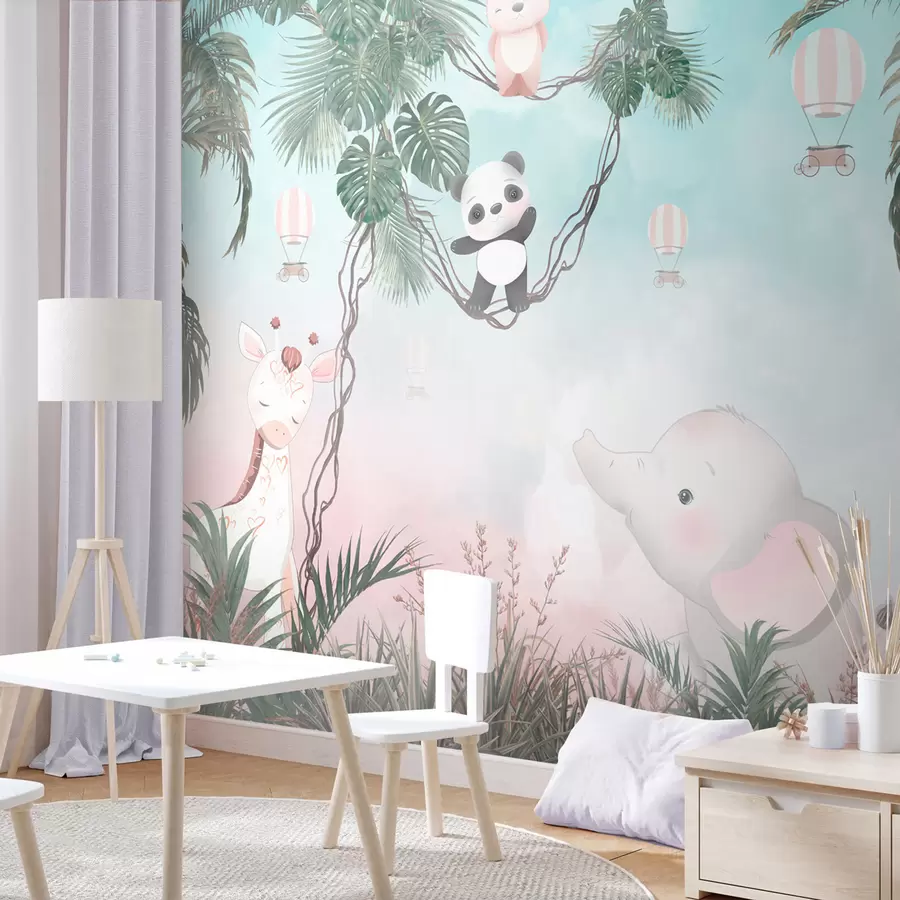 murales de pared Simpáticos animales para la habitación de los niños u98167