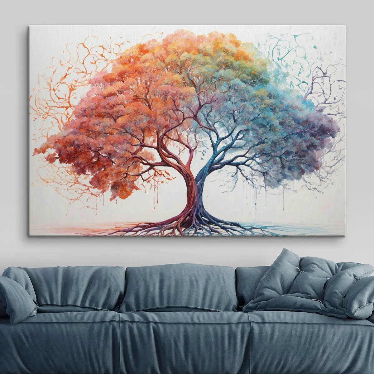 murales de pared Armonía de colores en la naturaleza s36444