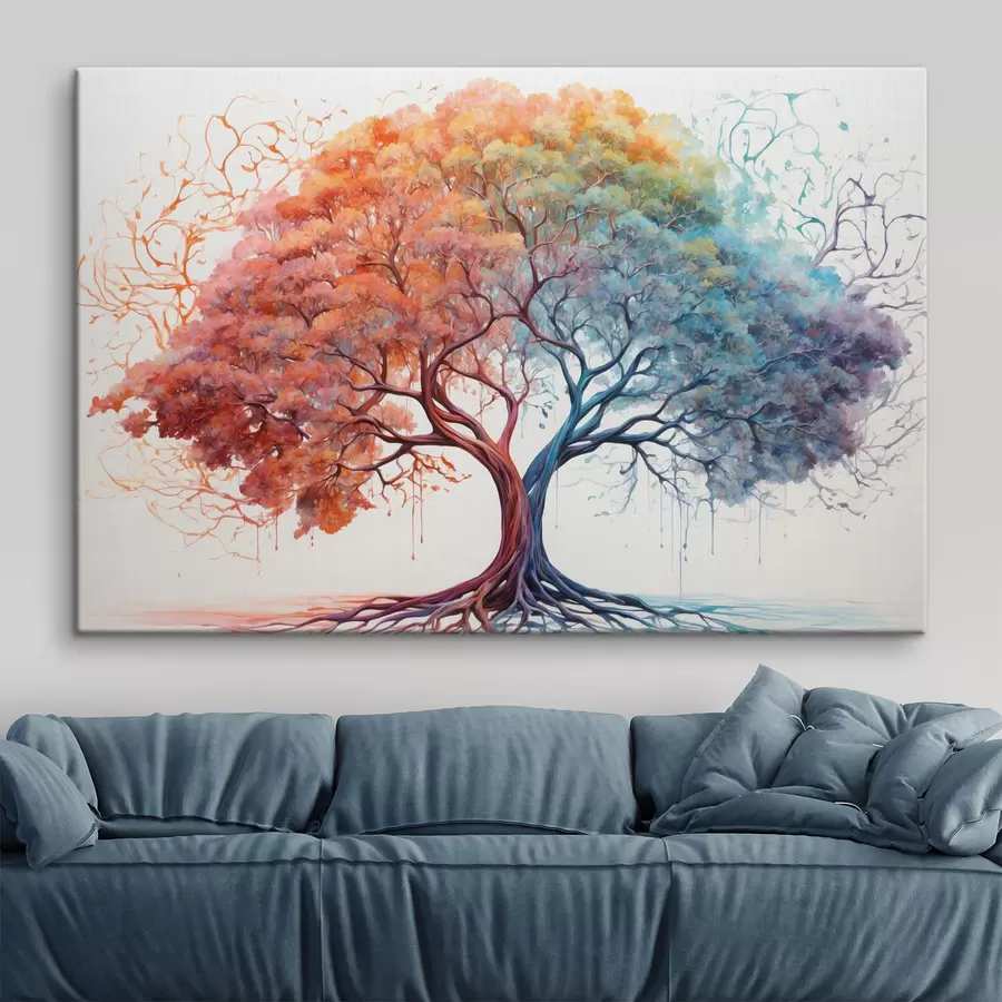 murales de pared Armonía de colores en la naturaleza s36444