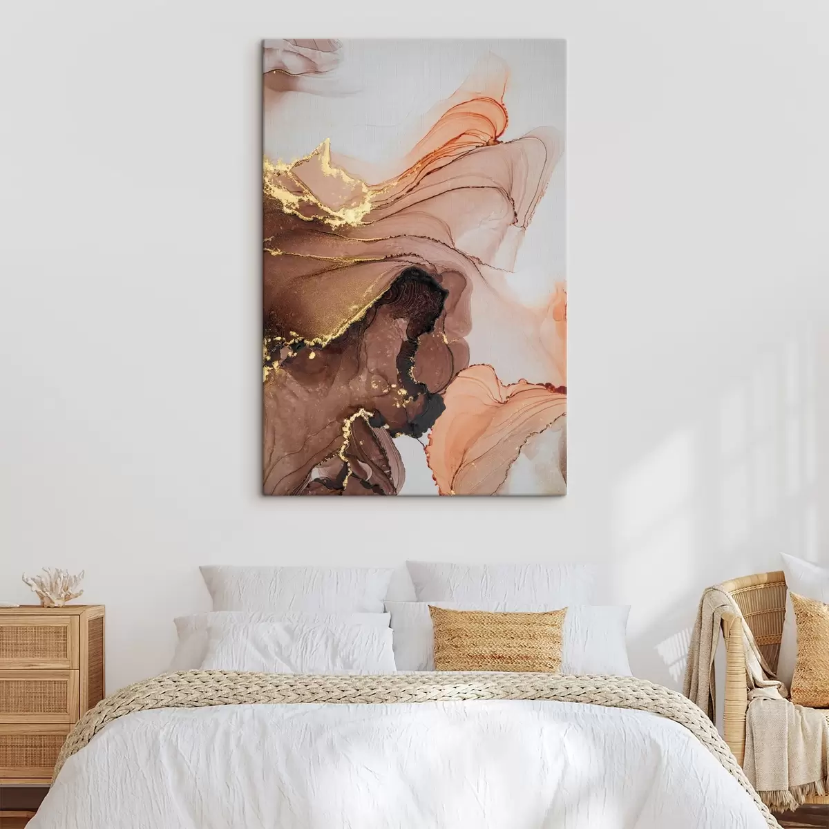 murales de pared Tonos fluidos de belleza abstracta s36514