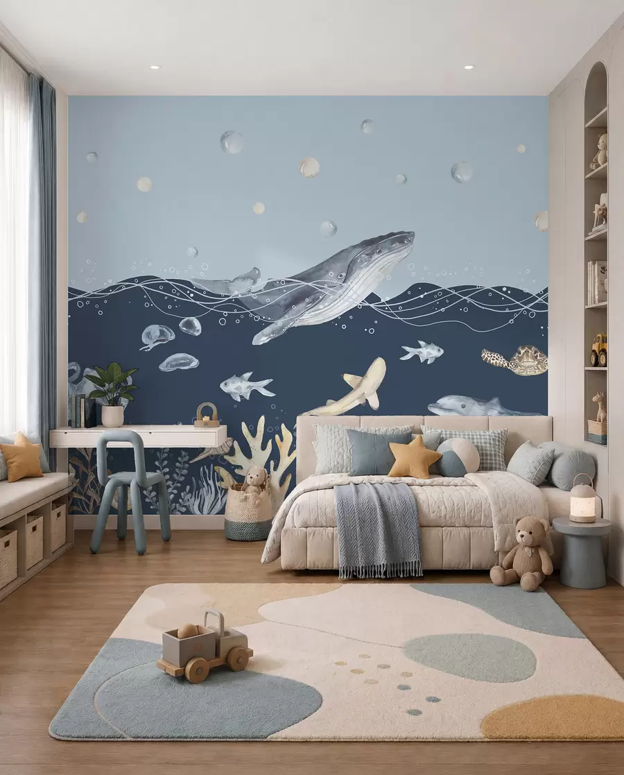murales de pared Ballena y sueño u98902