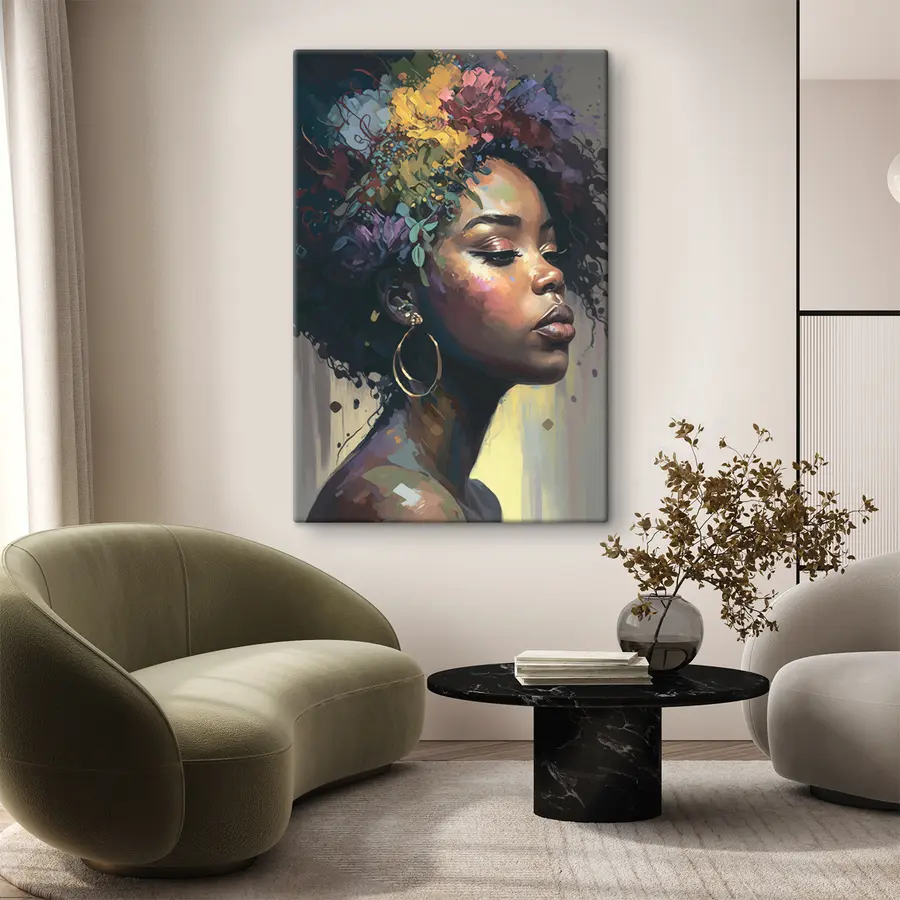 murales de pared Belleza en vibrante armonía floral s36577