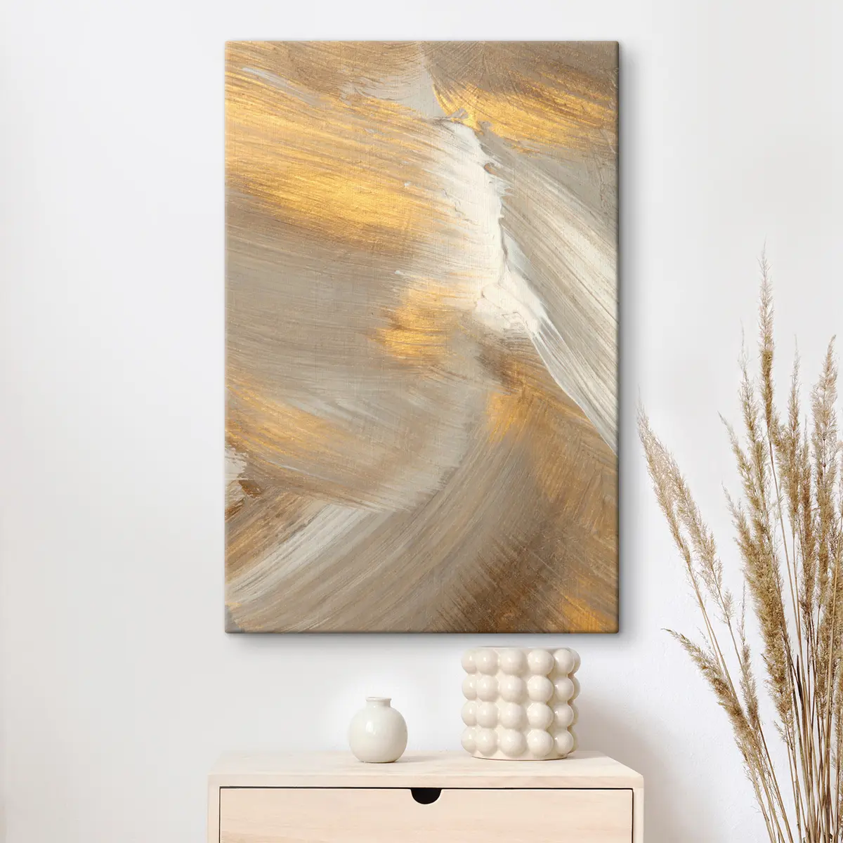 murales de pared Elegantes remolinos de tonos apagados s36671