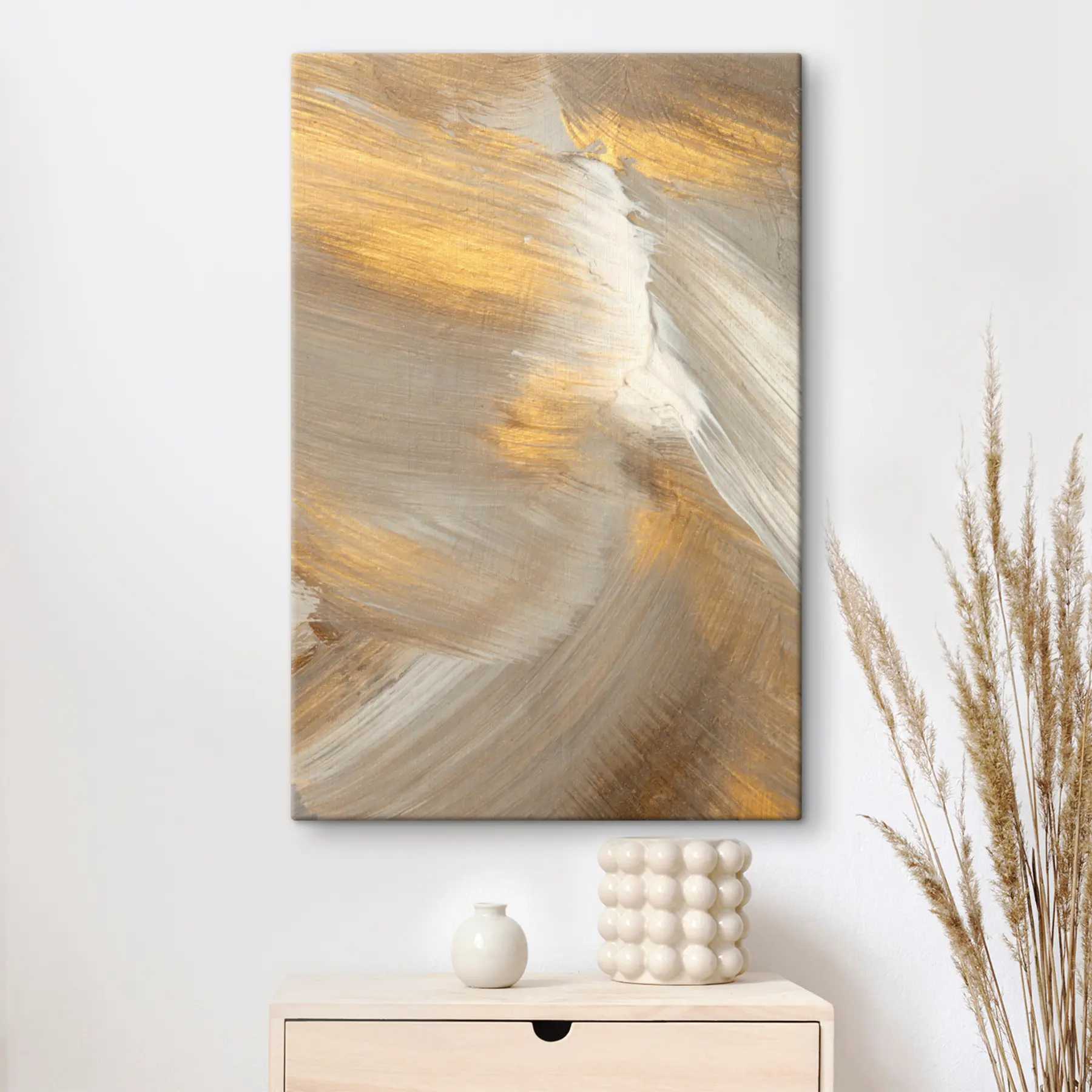 murales de pared Elegantes remolinos de tonos apagados s36671