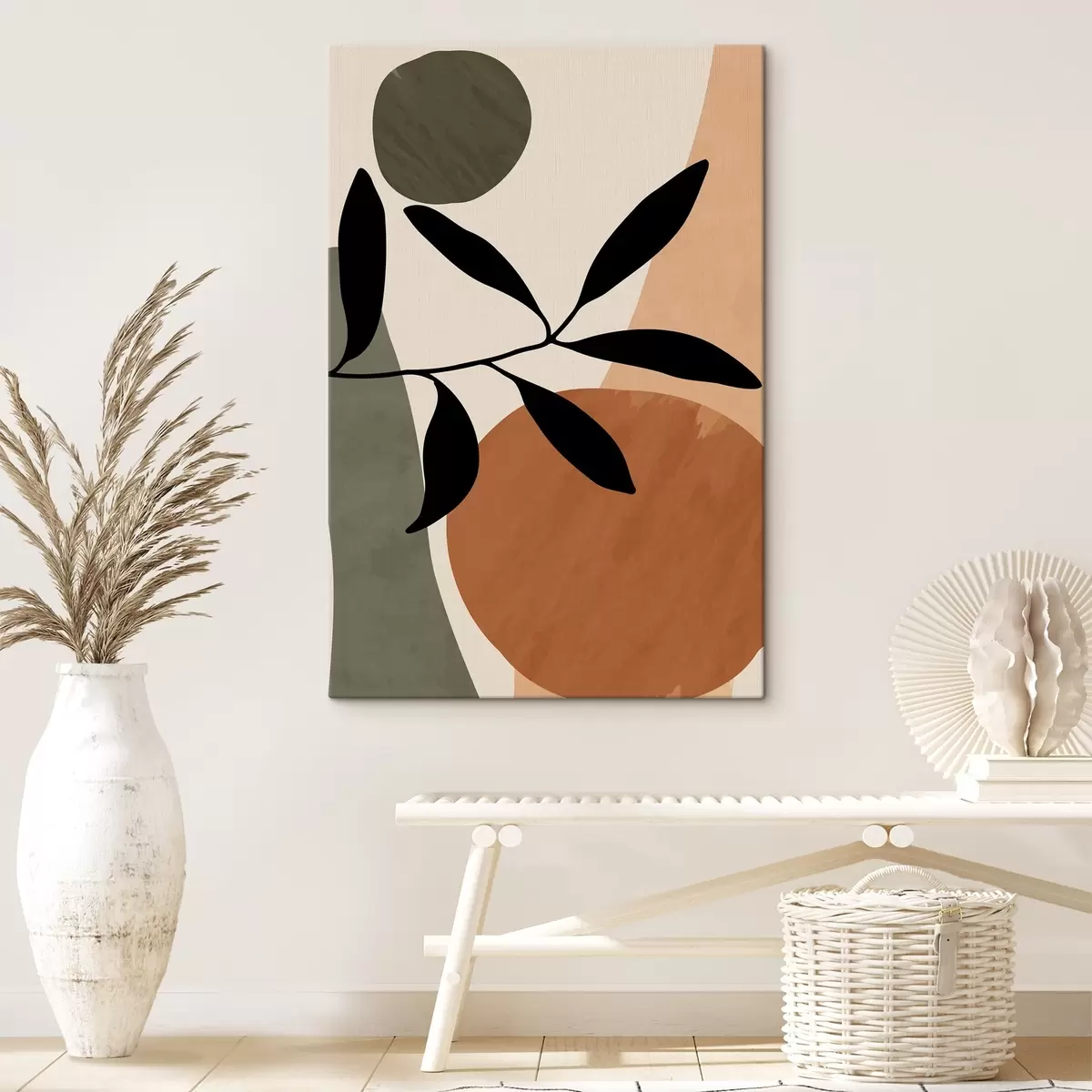 murales de pared Formas elegantes en tonos tierra s36481