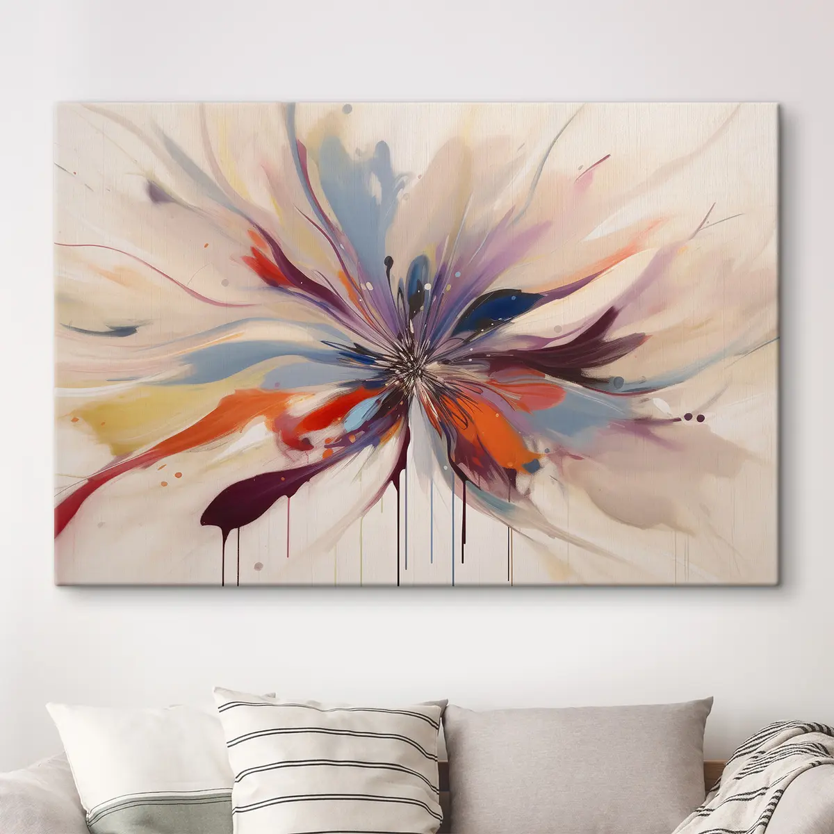 murales de pared Vibrante estallido de energía colorista s36806