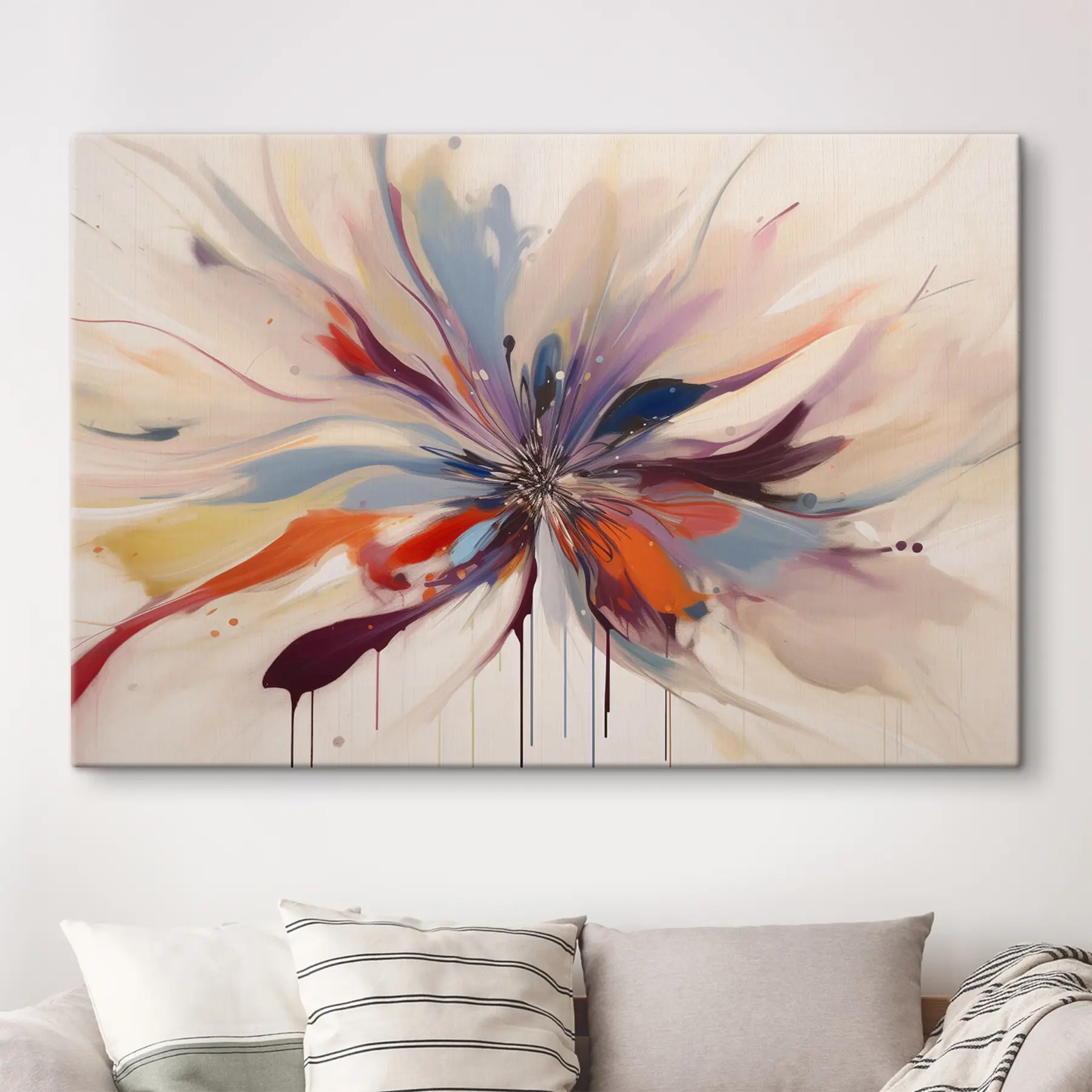 murales de pared Vibrante estallido de energía colorista s36806