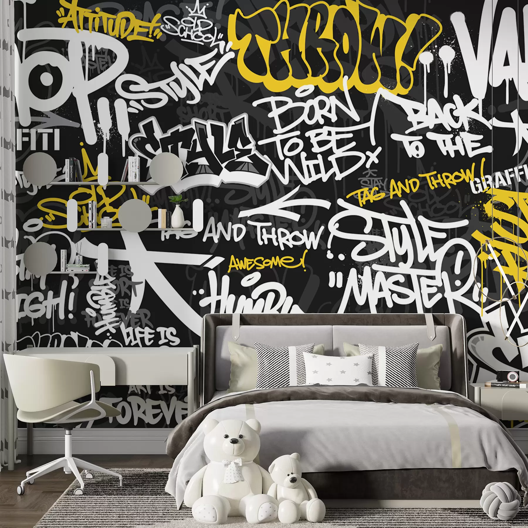 murales de pared Graffiti u98895