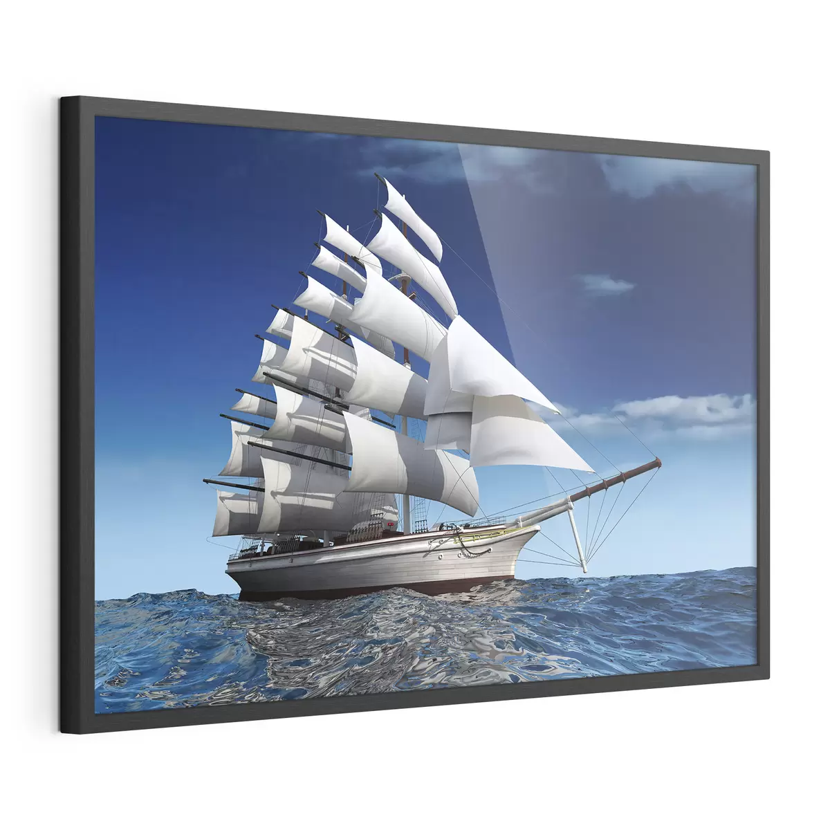 Poster Majestuoso barco navegando en mar abierto f18347