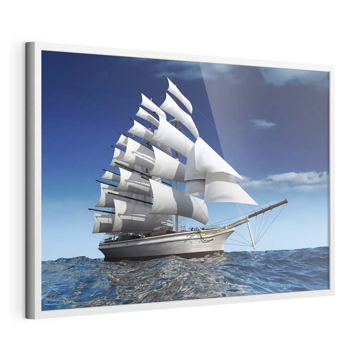 Poster Majestuoso barco navegando en mar abierto f18347