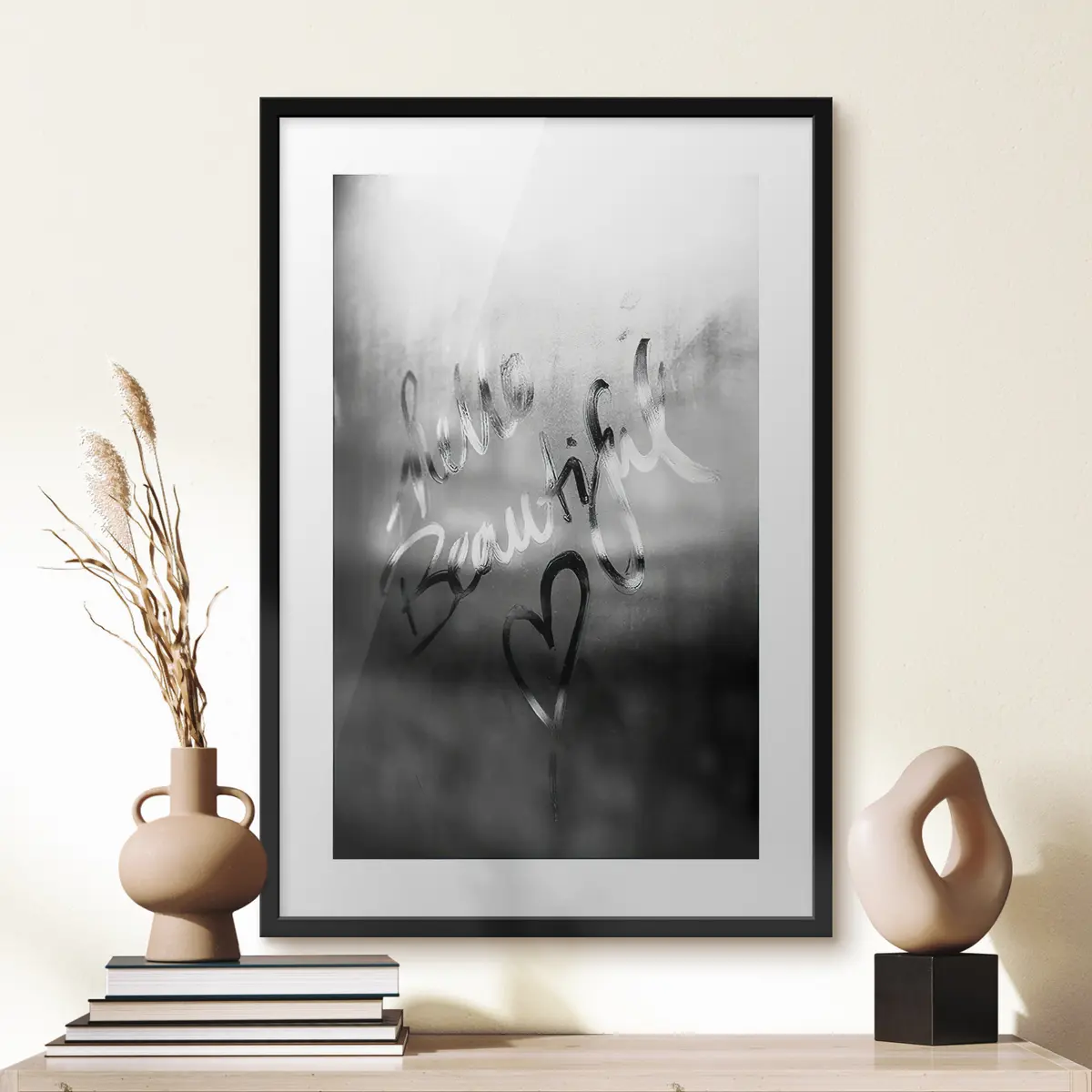 Poster Hola guapa con corazón f21487