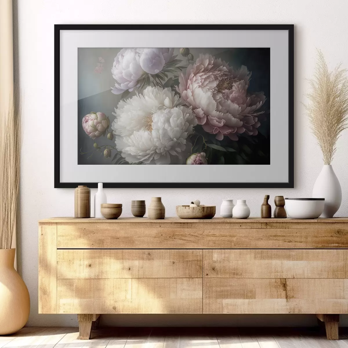 Poster Hermosas flores en tonos suaves f33097