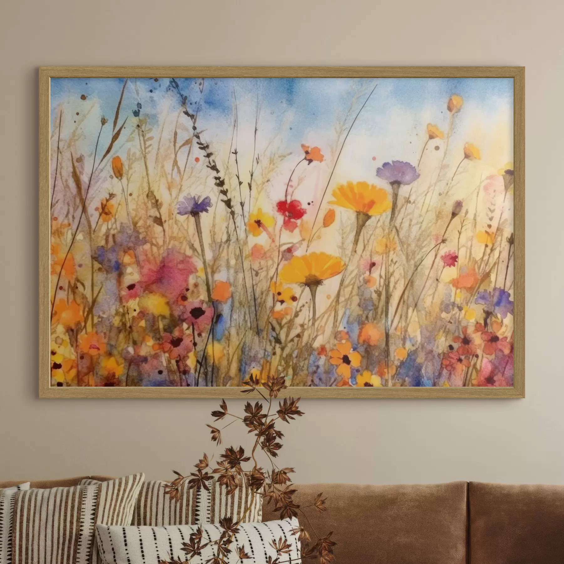 murales de pared Pradera de fiesta f33634