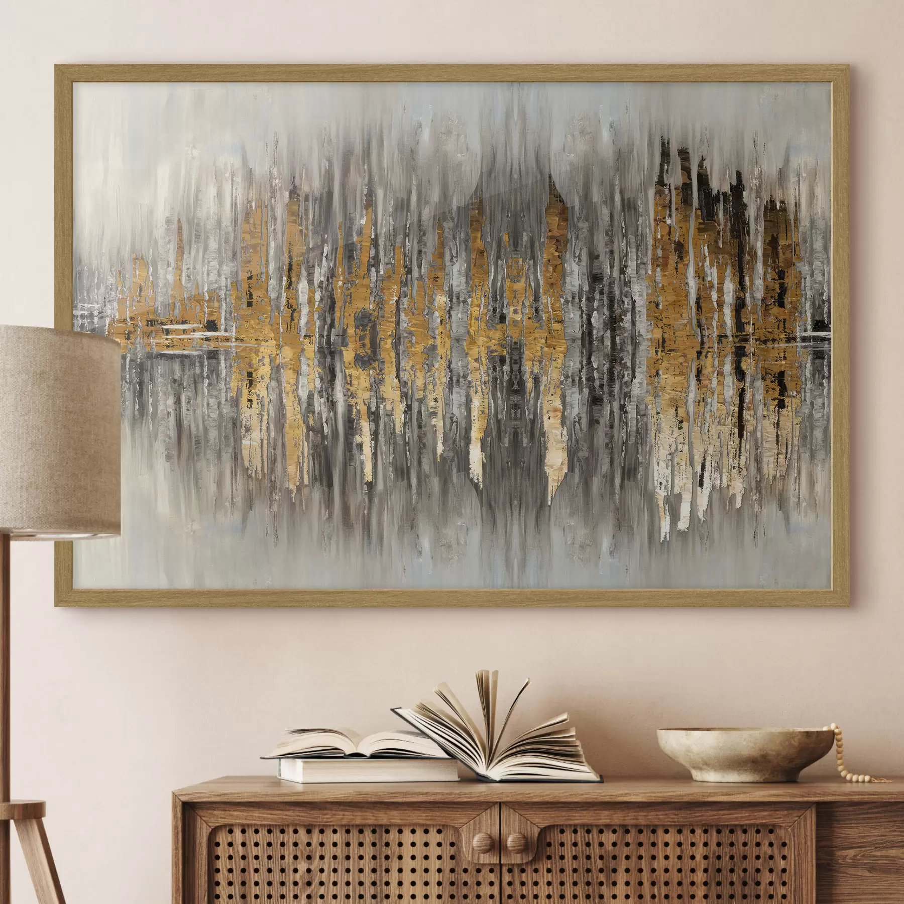 murales de pared Ecos dorados f33724