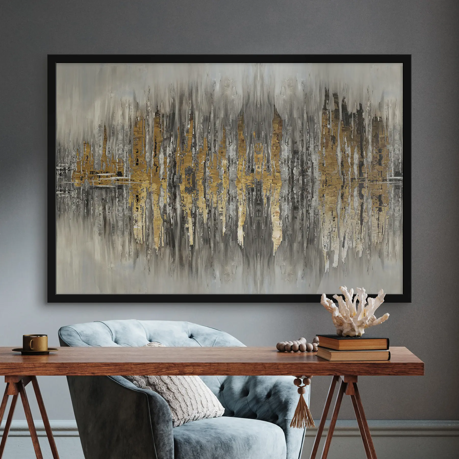 murales de pared Reflejos de un paisaje silencioso f33724