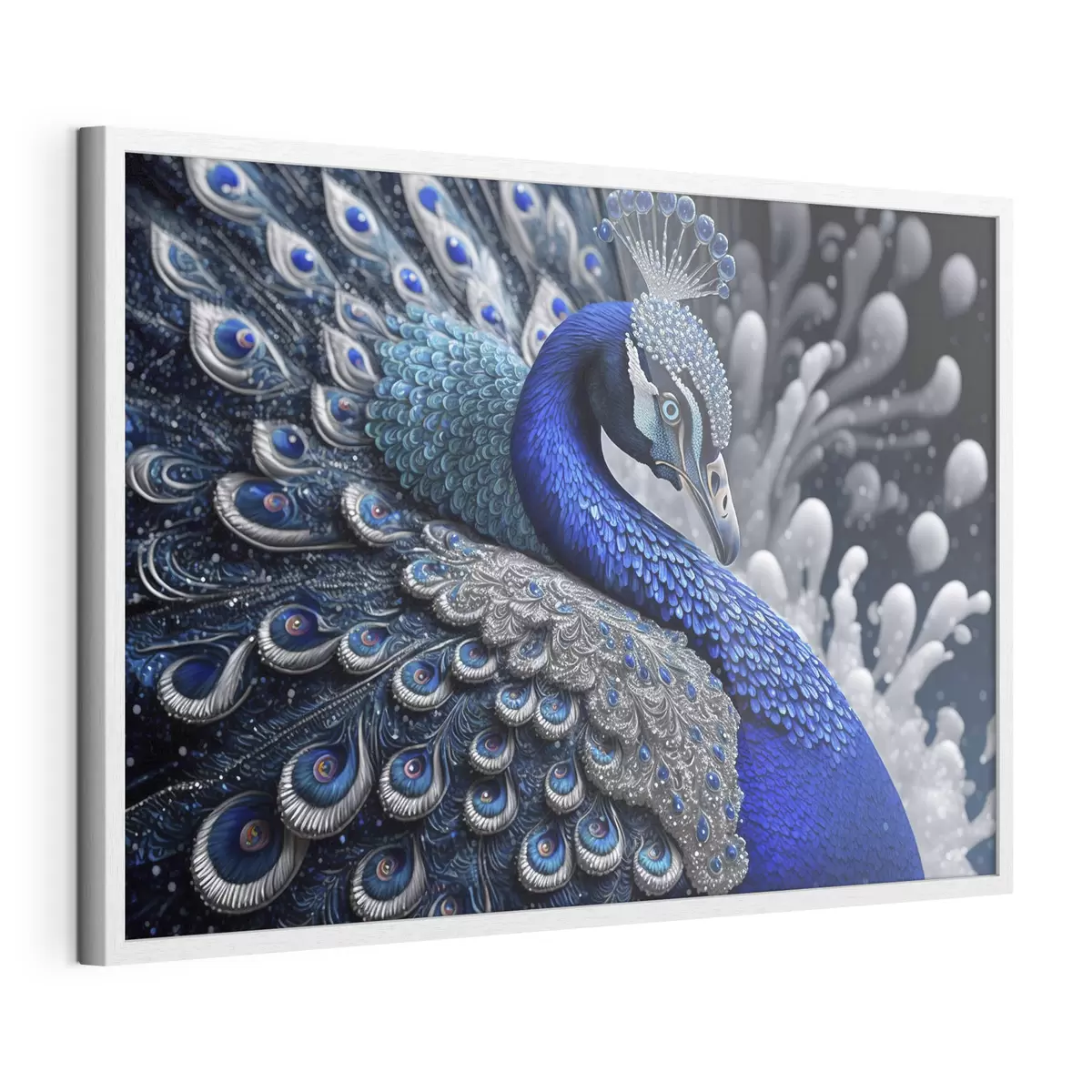Poster Pavo real vibrante en tonos impresionantes f34874