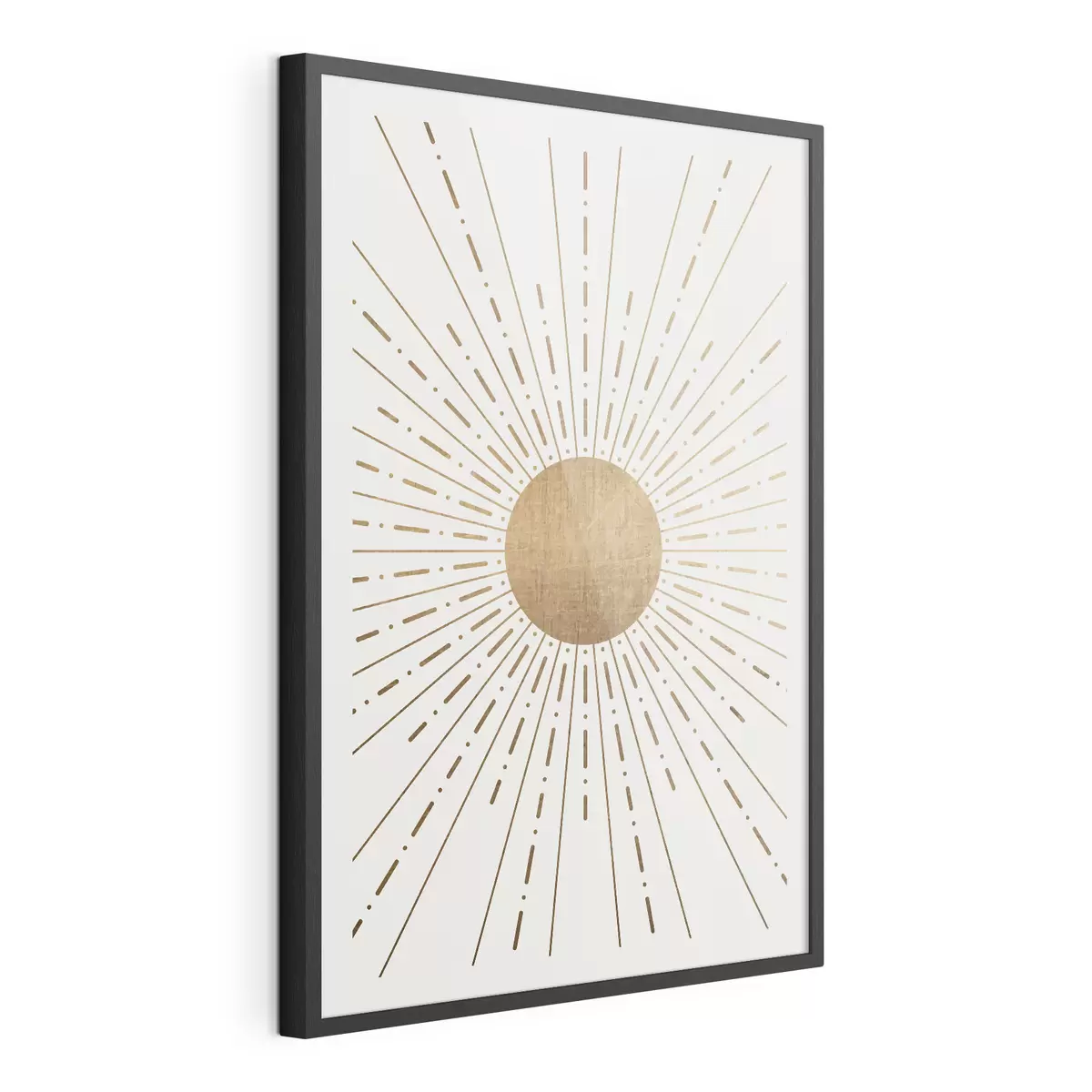 Poster Rayos radiantes que abrazan el orbe central f35879