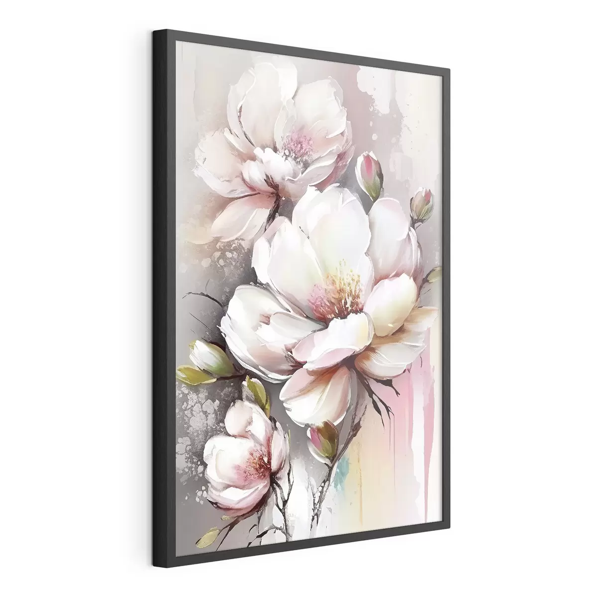 Poster Flores en tonos pastel f35925