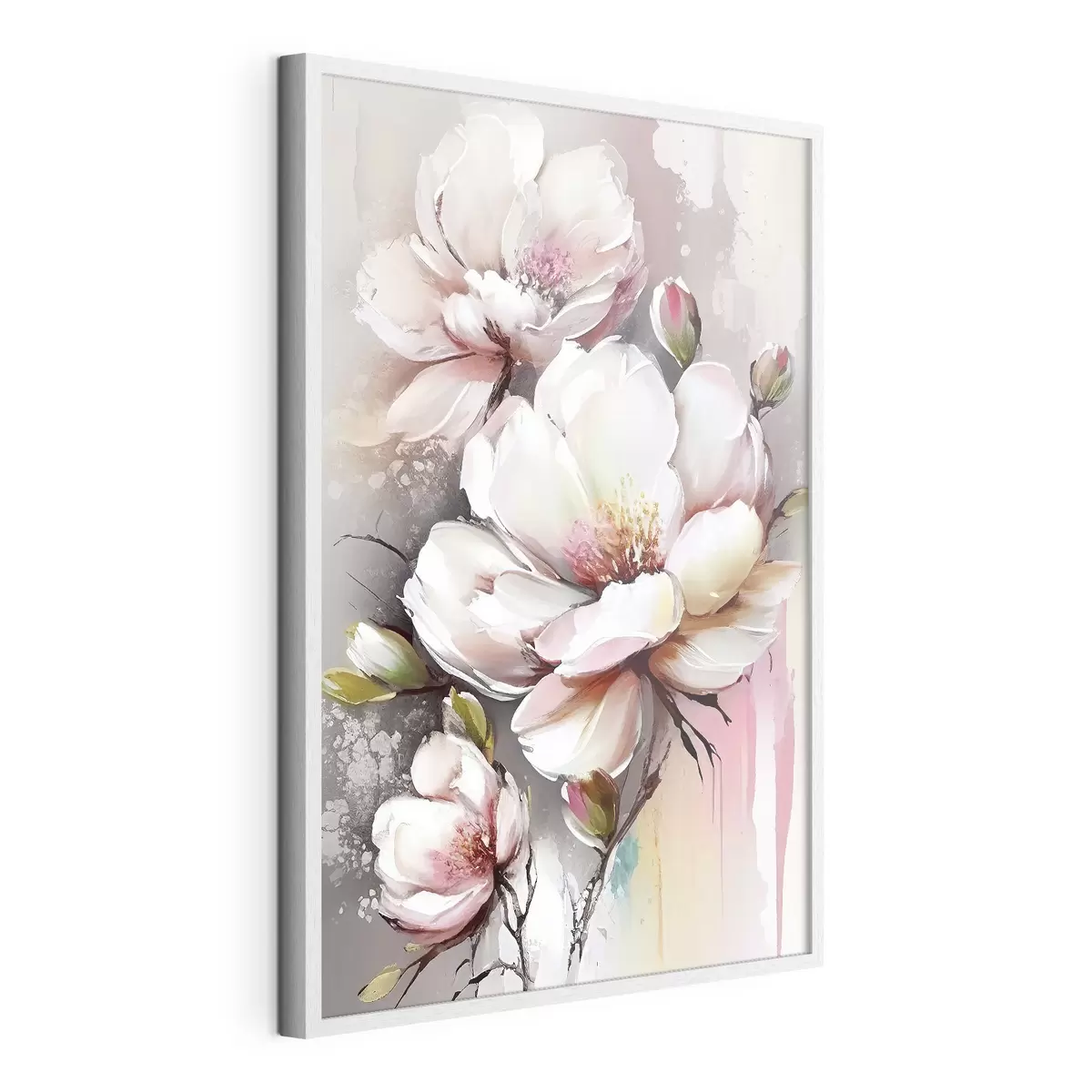 Poster Flores en tonos pastel f35925